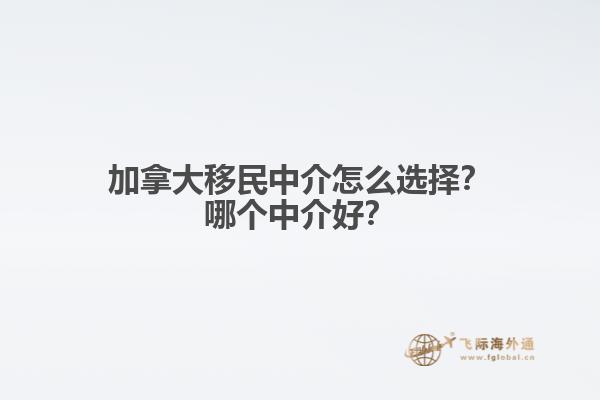 加拿大移民中介怎么選擇？哪個(gè)中介好？