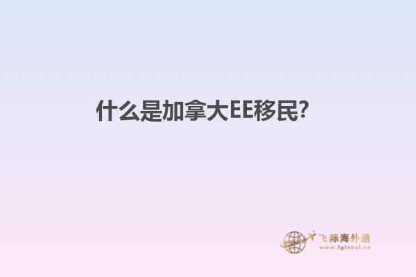 什么是加拿大EE移民？