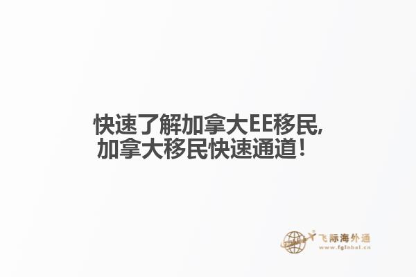 快速了解加拿大EE移民,加拿大移民快速通道！