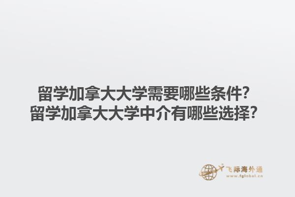 留學(xué)加拿大大學(xué)需要哪些條件？留學(xué)加拿大大學(xué)中介有哪些選擇？1.jpg