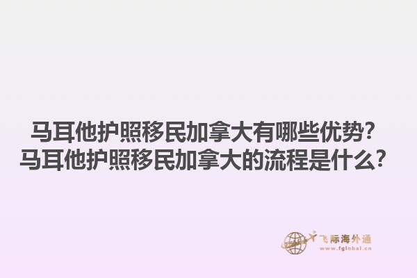 馬耳他護照移民加拿大有哪些優(yōu)勢？馬耳他護照移民加拿大的流程是什么？1.jpg