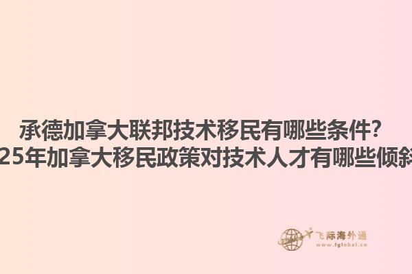 承德加拿大聯(lián)邦技術(shù)移民有哪些條件？2025年加拿大移民政策對(duì)技術(shù)人才有哪些傾斜？