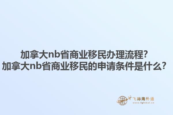 加拿大nb省商業(yè)移民辦理流程？加拿大nb省商業(yè)移民的申請條件是什么？1.jpg