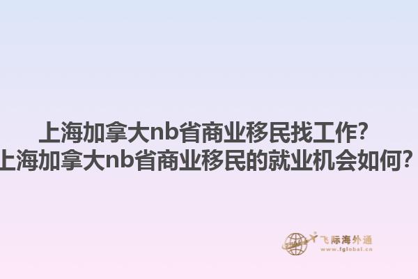 上海加拿大nb省商業(yè)移民找工作？上海加拿大nb省商業(yè)移民的就業(yè)機(jī)會如何？1.jpg