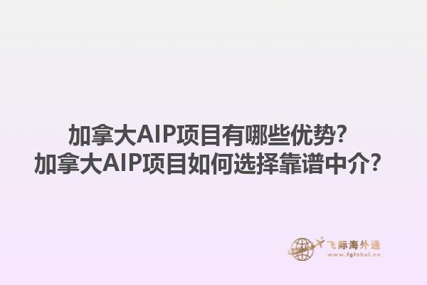 加拿大AIP項目有哪些優(yōu)勢？加拿大AIP項目如何選擇靠譜中介？1.jpg