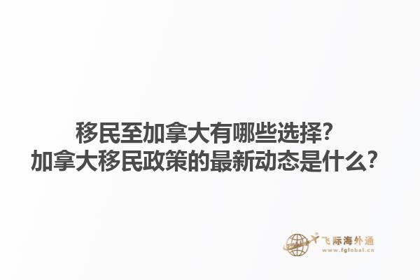 移民至加拿大有哪些選擇？加拿大移民政策的最新動態(tài)是什么？1.jpg