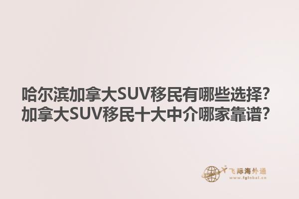 哈爾濱加拿大SUV移民有哪些選擇？加拿大SUV移民十大中介哪家靠譜？1.jpg