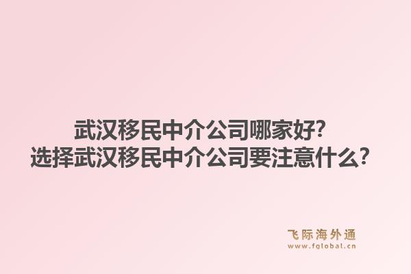武漢移民中介公司哪家好？選擇武漢移民中介公司要注意什么？1.jpg