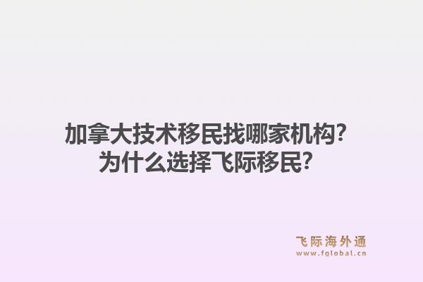加拿大技術移民找哪家機構？為什么選擇飛際移民？1.jpg