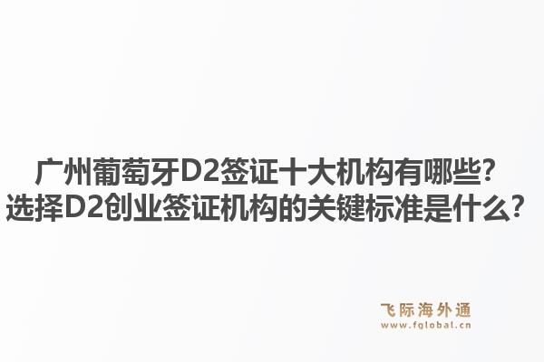 廣州葡萄牙D2簽證十大機(jī)構(gòu)有哪些？選擇D2創(chuàng)業(yè)簽證機(jī)構(gòu)的關(guān)鍵標(biāo)準(zhǔn)是什么？1.jpg